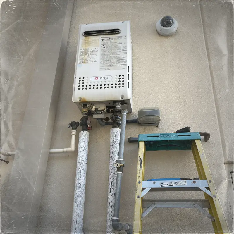 Tankless water heater in Pensacola.