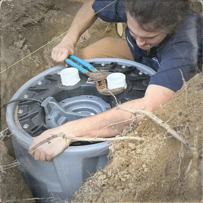 Grinder Pump Services in Pensacola.