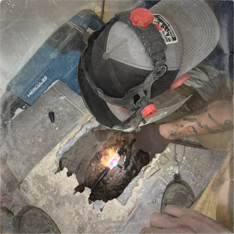 Plumbing repair in Pensacola.